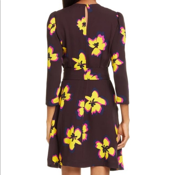 A.L.C
Stella Floral Silk 3/4-sleeve Short Dress - Picture 3 of 11